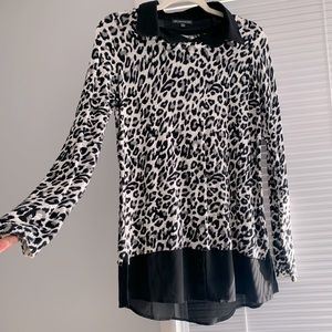 Cheetah print sweater